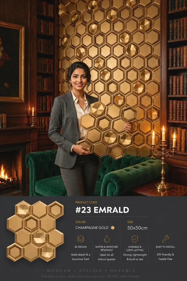 Emrald_3D_panel_Color_-_Gold
