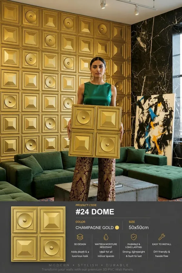 Dome_3D_panel_Color_-_Gold