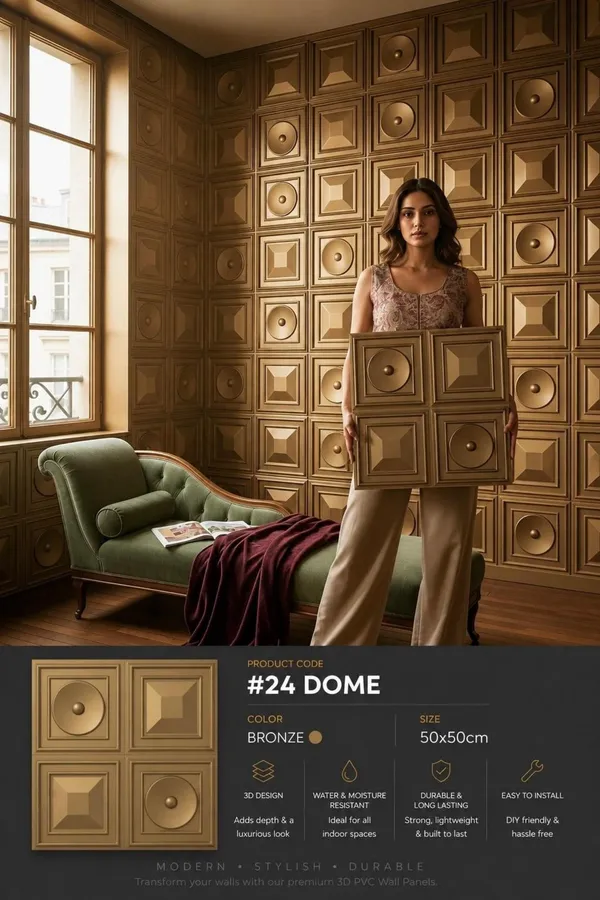 Dome_3D_panel_Color_-_Bronze