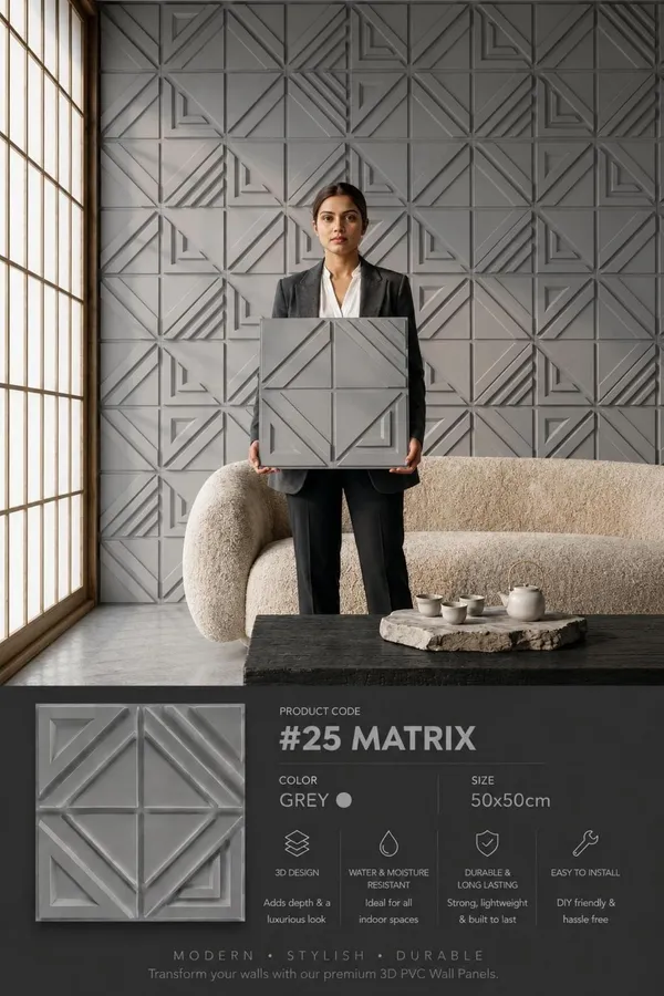 Matrix_3D_panel_Color_-_Grey