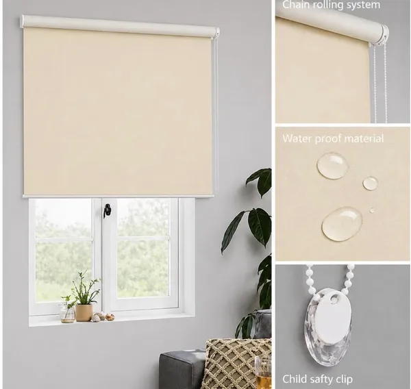 Foam_Blackout_Roller_Blinds_for_Windows_Roll-Up_Shades_Sun_UV_Protection_for_Home_&_Office_|_Choose_Option_(Multiple_Size_and_Color)