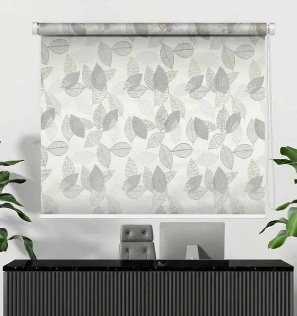 100%_Blackout_Designer_Roller_Blinds_for_Windows_Roll-Up_Shades_Sun_UV_Protection_for_Home_&_Office_|_Choose_Option_(Multiple_Size_and_Color)