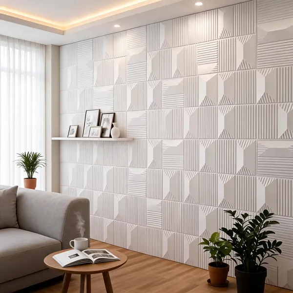 Stone_3D_Panel_Color_-_White_50Cm_X_50Cm_(W_X_H)