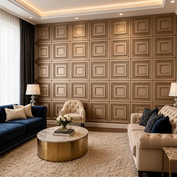 Vault_3D_Panel_Color_-_Bronze_50Cm_X_50Cm_(W_X_H)