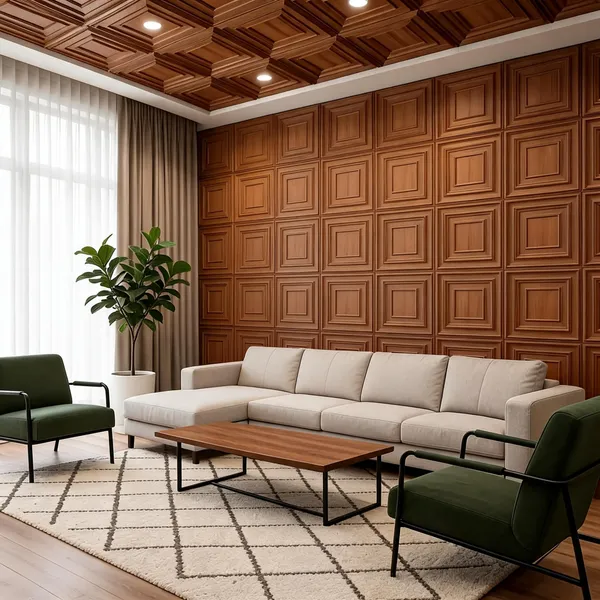 Vault_3D_Panel_Color_-_Brown_50Cm_X_50Cm_(W_X_H)