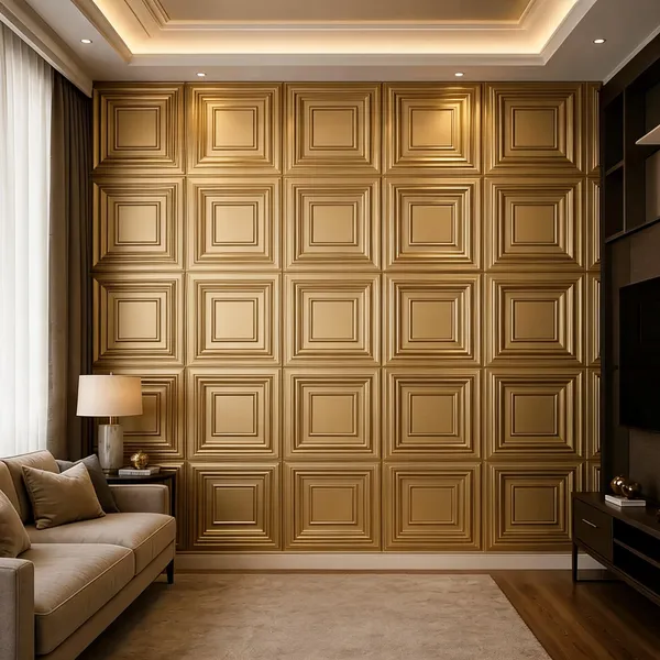 Vault_3D_Panel_Color_-_Gold_50Cm_X_50Cm_(W_X_H)