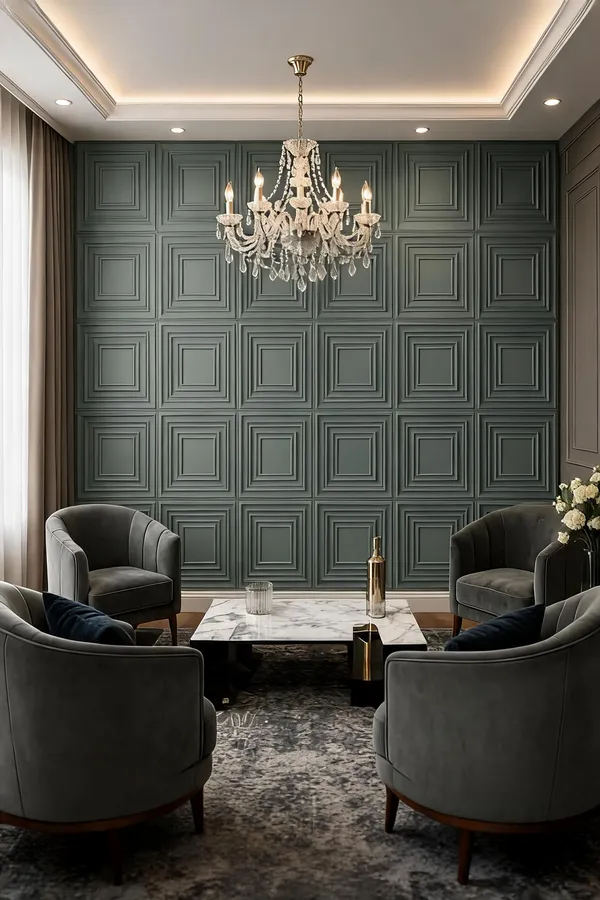 Vault_3D_Panel_Color_-_Pastel_Green_50Cm_X_50Cm_(W_X_H)