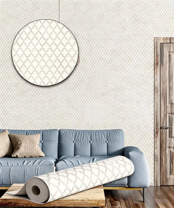 Luxury_Diamond-Patterned_Trellis_Wallpaper_For_Cafe,_Office_&_Living_Room_|_Wall_Covering_|_Wallpaper_Roll_(53_X_1000Cm)