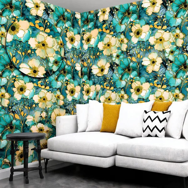 Luxury_Botanical_Wallpaper_For_Cafe,_Office_&_Living_Room_|_Wall_Covering_|_Wallpaper_Roll_(53_X_1000Cm)