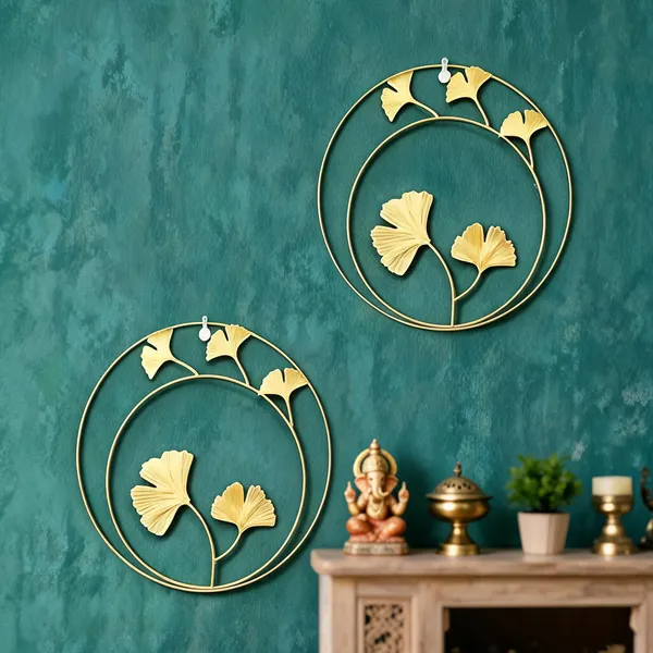 Metal_Botanical_Ginkgo_Leaf_Wall_Decor_Set_Of_2