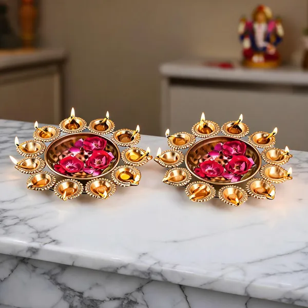Metal_Traditional_Floral_Decorative_Diya_Set_-_Pack_of_2