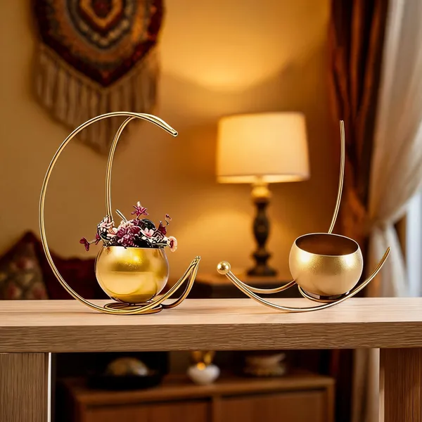 Metal_Contemporary_Planter_With_Stand_moon_set_1_-_Pack_of_2