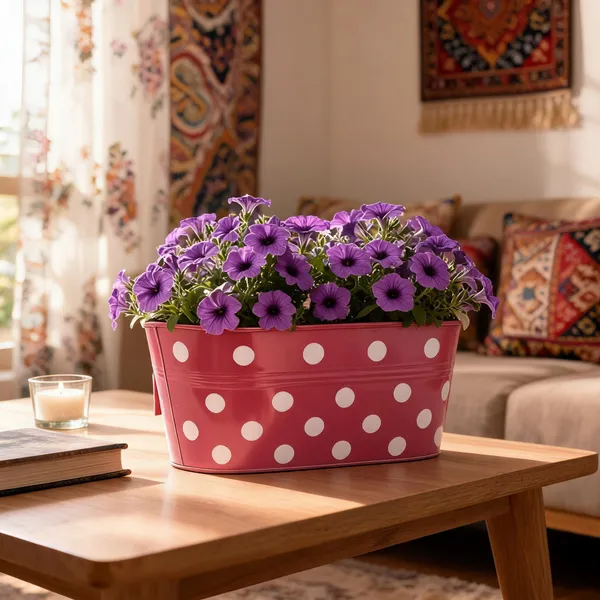 Metal_Polka_Dot_Hanging_Planter