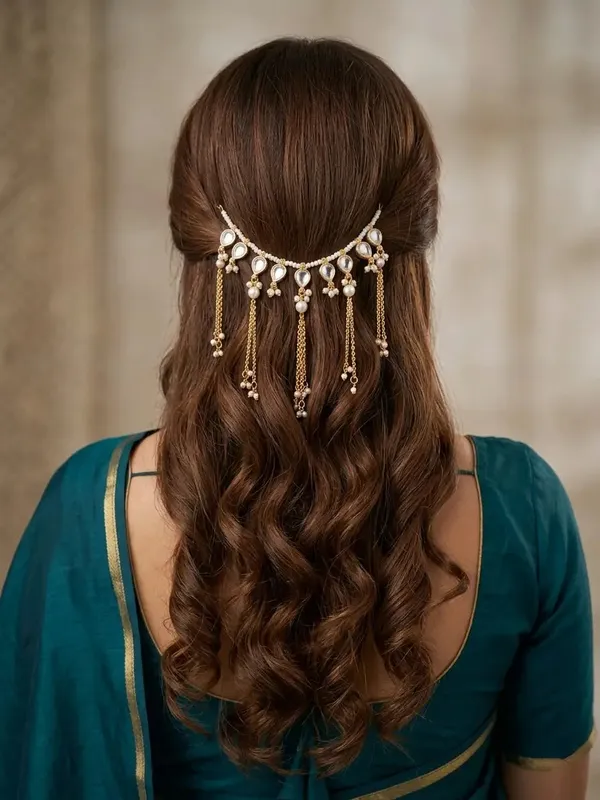 Gold_halfmoon_pearl_Bridal_Hair_Accessory_for_Women