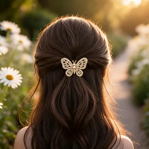 Gold__Butterfly_Rhinestone_Hair_Clip_For_Women