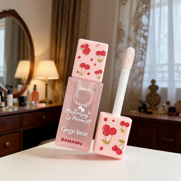 Pink_Gege_Bear_Jojoba_Oil_Vitamin_E_Glossy_Lip_Oil