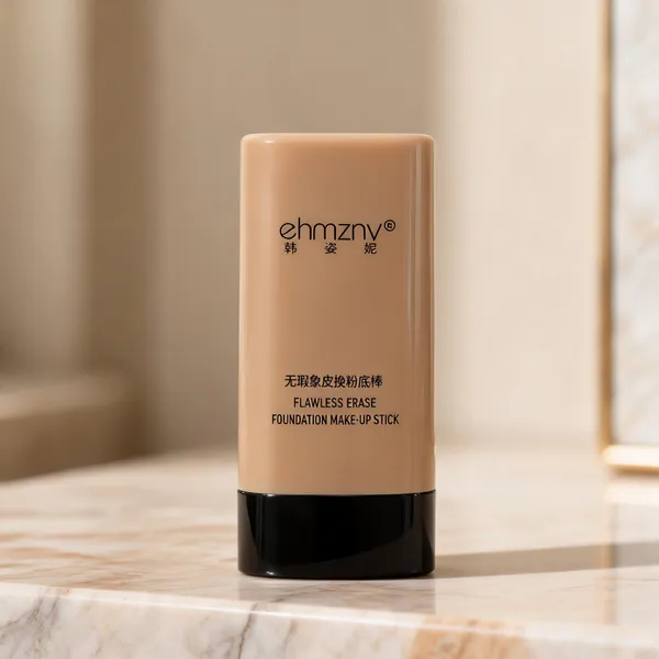 Cream_Ehmzny_Waterproof_Foundation_Stick_With_Blending_Brush