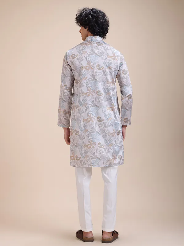 Floral_Printed_Mandarin_Collar_Straight_Kurta
