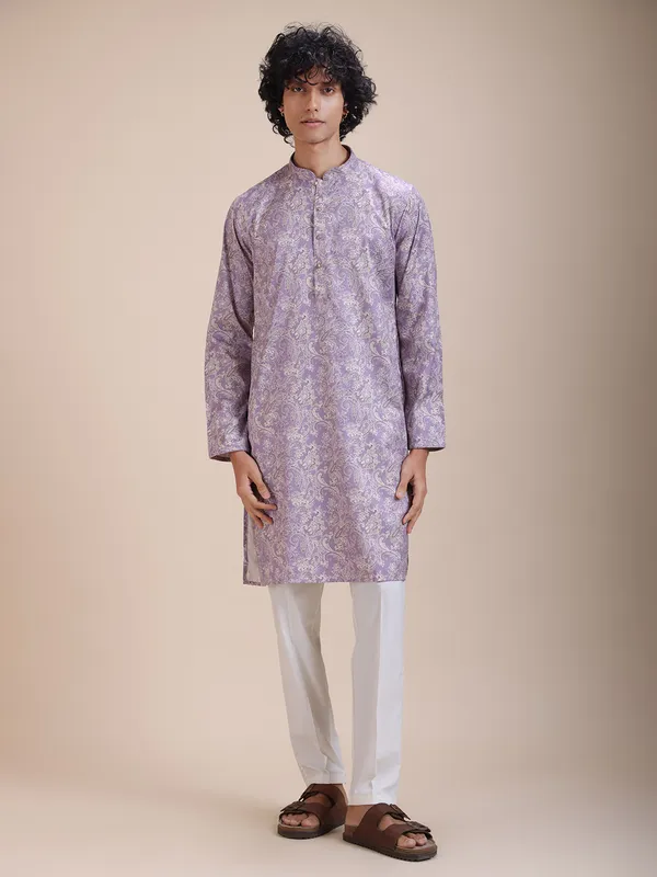Floral_Printed_Mandarin_Collar_Straight_Kurta