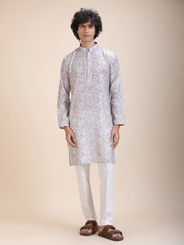 Floral_Printed_Mandarin_Collar_Straight_Kurta