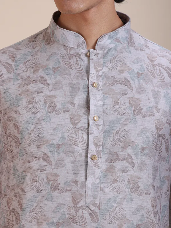 Floral_Printed_Mandarin_Collar_Straight_Kurta