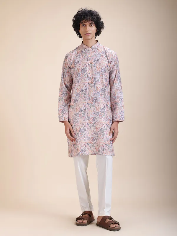 Floral_Printed_Mandarin_Collar_Straight_Kurta