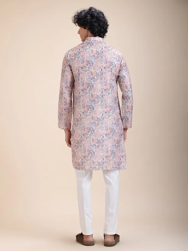Floral_Printed_Mandarin_Collar_Straight_Kurta