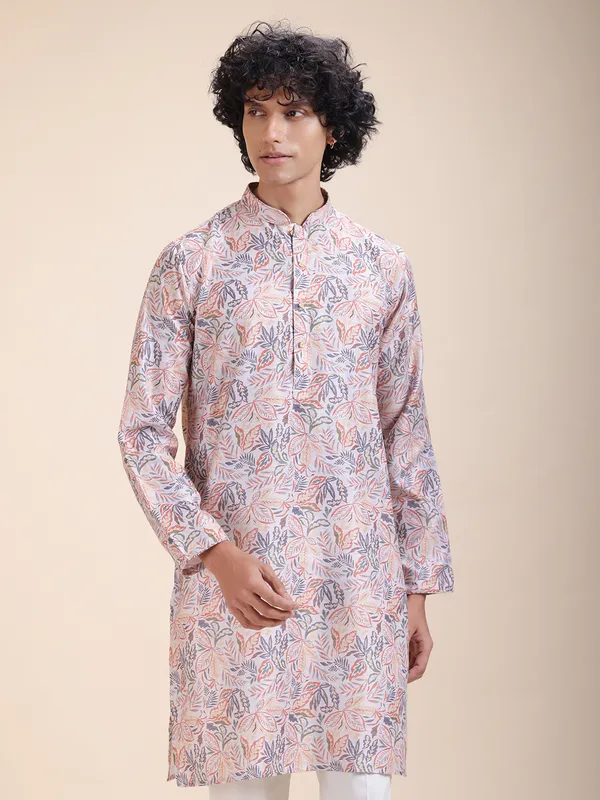 Floral_Printed_Mandarin_Collar_Straight_Kurta