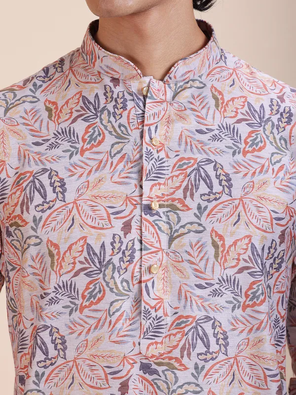 Floral_Printed_Mandarin_Collar_Straight_Kurta