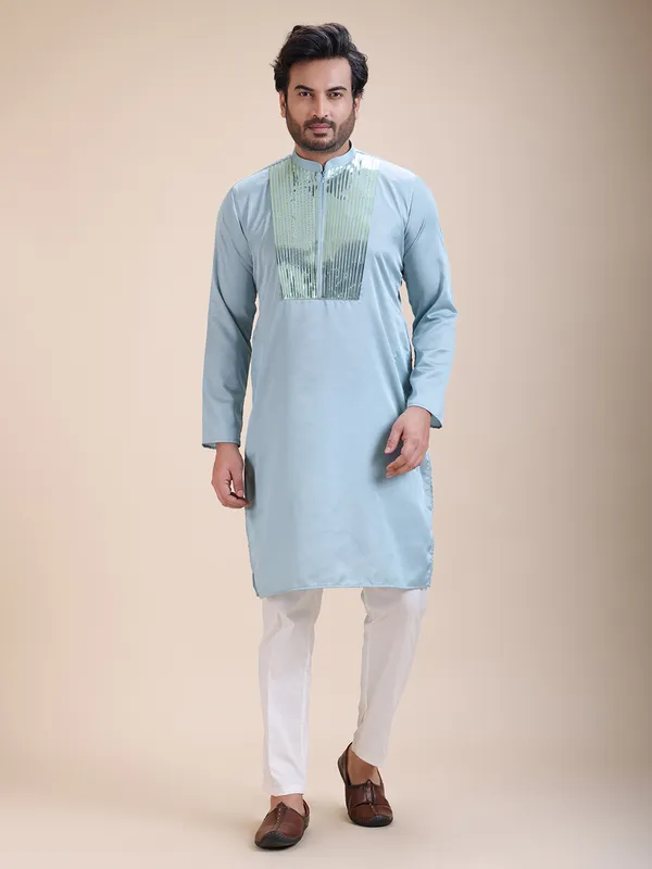 Men_Tape_Work_Embellished_Zipper_Kurta