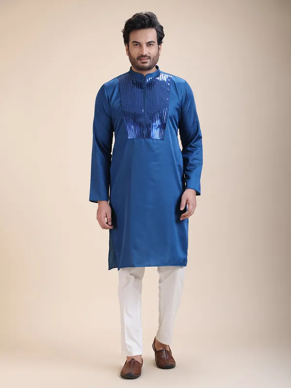 Men_Tape_Work_Embellished_Zipper_Kurta