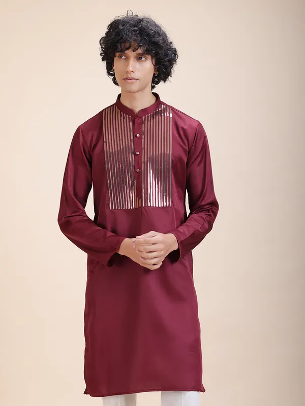 Men_Tape_Work_Embellished_Zipper_Kurta