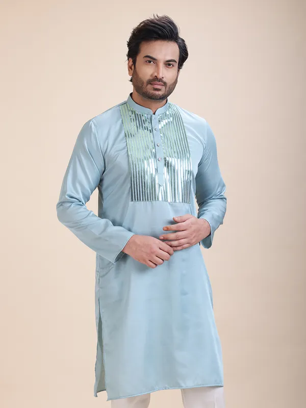 Men_Tape_Work_Embellished_Zipper_Kurta