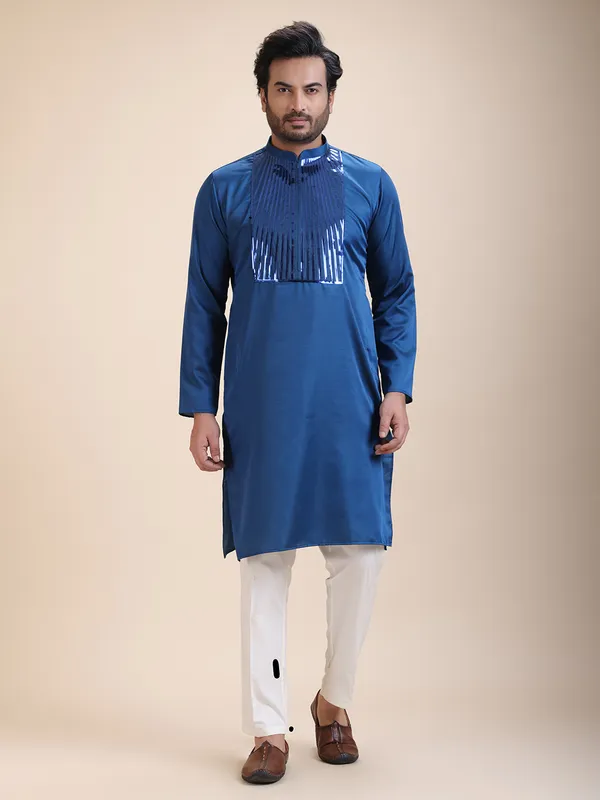 Men_Tape_Work_Embellished_Zipper_Kurta