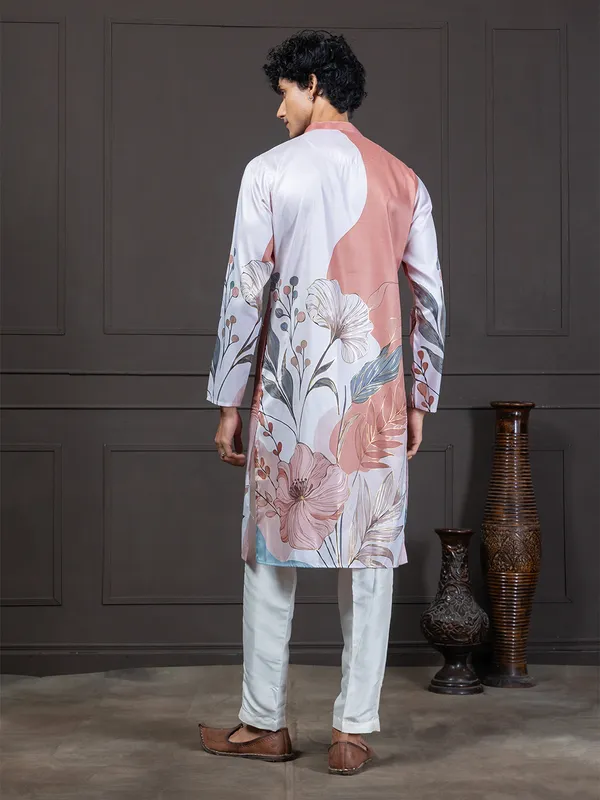Mens_Woven_Design_Floral_Printed_Kurta