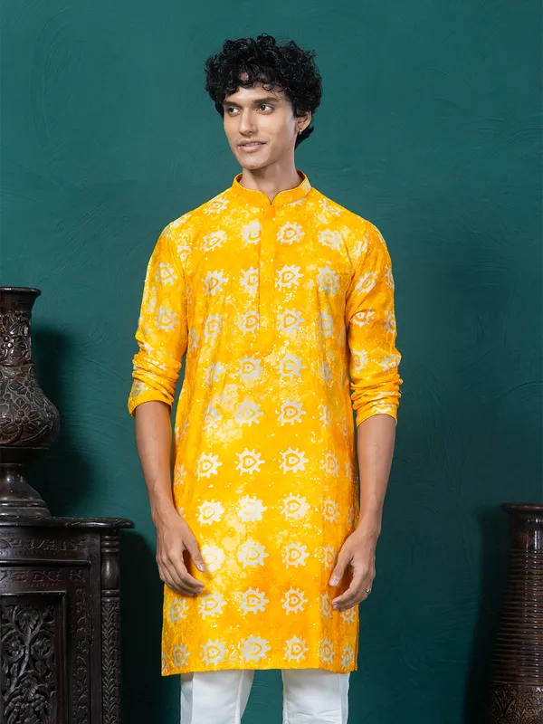 Tie_Dye_Embroidery_Kurta_With_Sequin_Detailing_And_Print