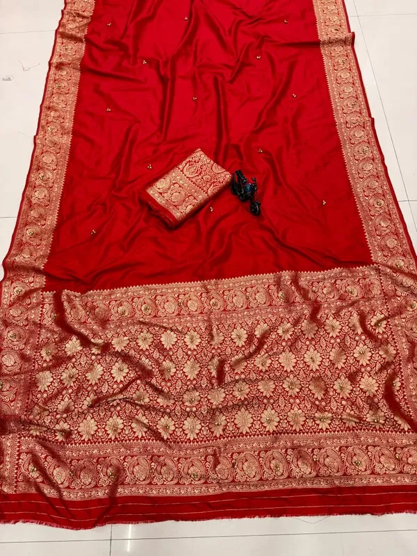 Red_Cotton_Silk_Zari_Woven_Saree_For_Women