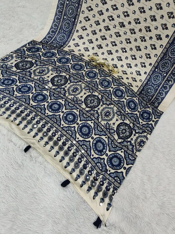 Cream_Satin_Silk_Printed_Saree_For_Women