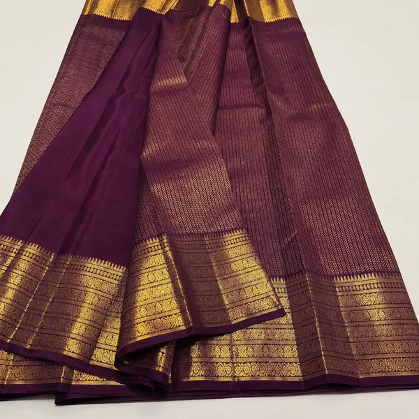 Purple_Banarasi_Soft_Silk_Woven_Gold_Border_Saree_For_Women