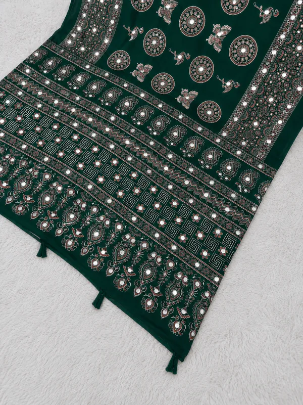 Green_Satin_Silk_Printed_Saree_For_Women
