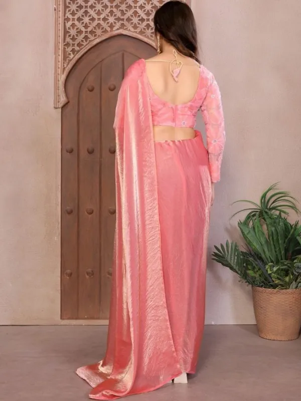 Pink_Bomkai_Silk_Floral_Embellished_Saree_For_Women