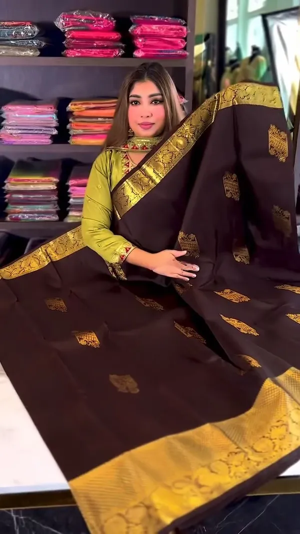 Maroon_Banarasi_Soft_Silk_Zari_Border_Saree_For_Women