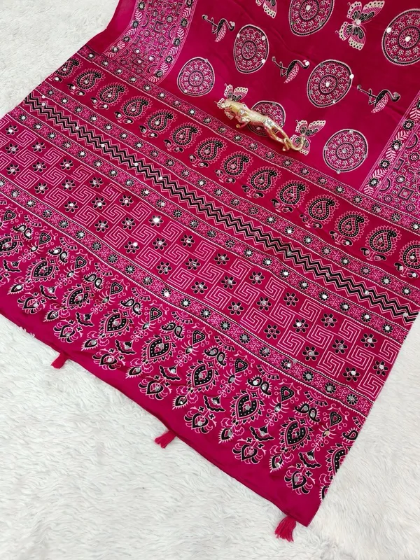 Pink_Satin_Silk_Printed_Traditional_Saree_For_Women
