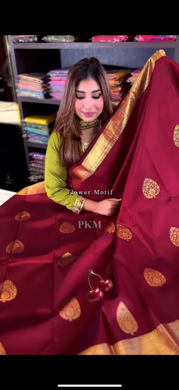 Maroon_Banarasi_Soft_Silk_Gold_Zari_Woven_Saree_For_Women
