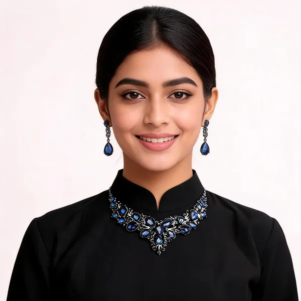 Blue_Crystal_Statement_Necklace_Set_Bib_Necklace_Chandelier_Earrings