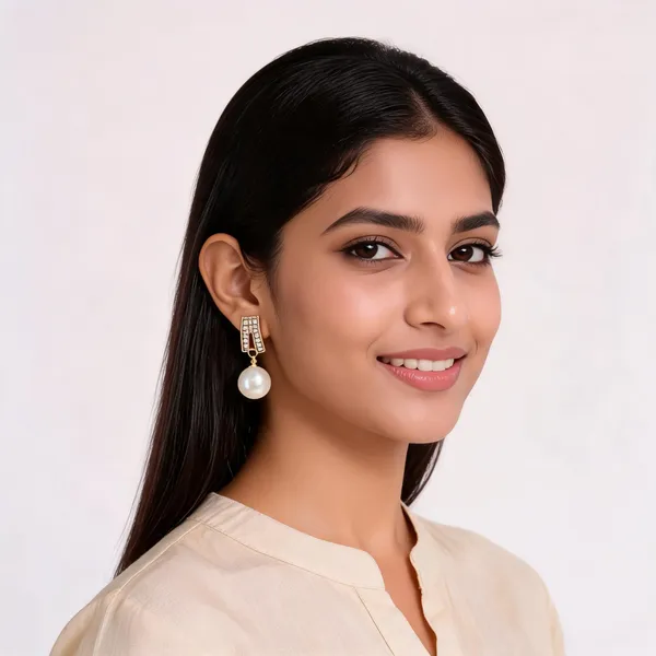 Gold_Geometric_Pav_Crystal_Faux_Pearl_Drop_Earrings