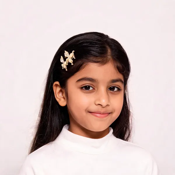 Gold_Cat_Eye_Butterfly_Hair_Clip_For_Girls