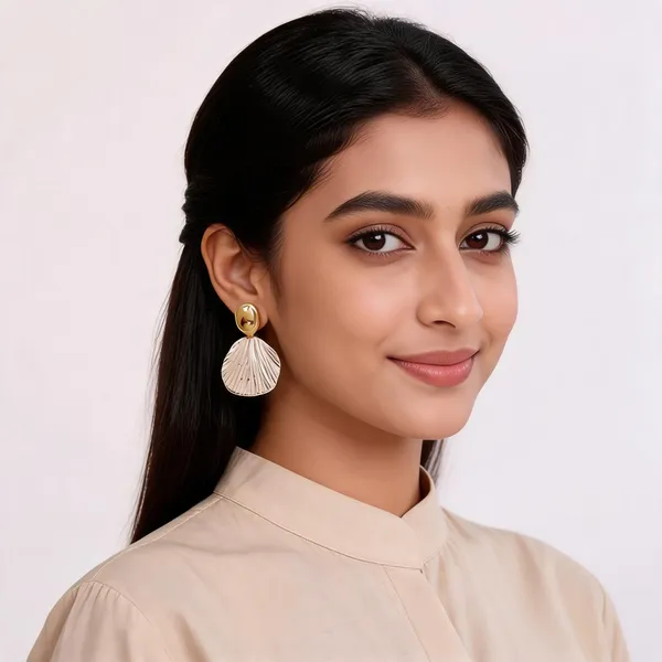 Golden_Horizon_Abstract_Shell_Drop_Earrings