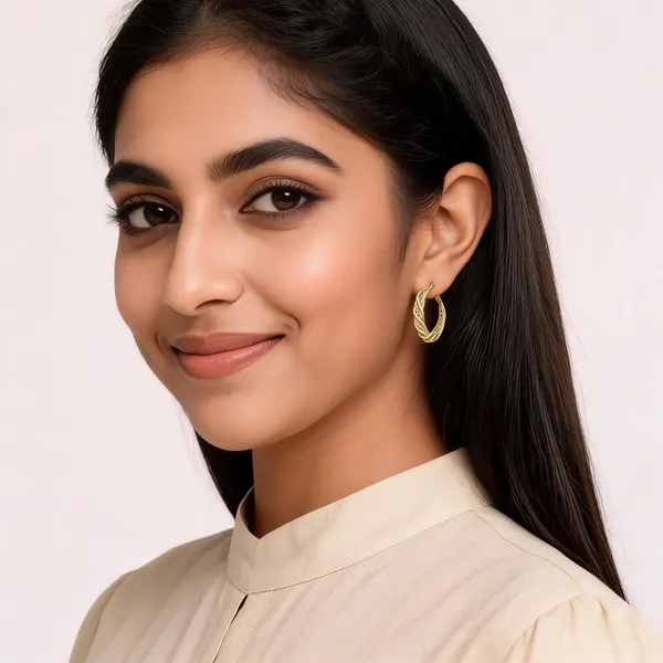 Golden_Lattice_Twisted_Mesh_Hoop_Earrings