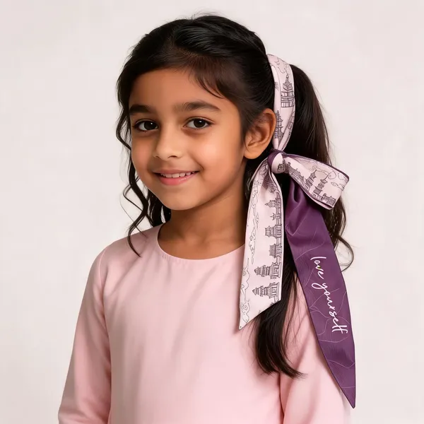 Majestic_Pagoda_Silk_Feel_Skinny_Scarf_Hair_Ribbon